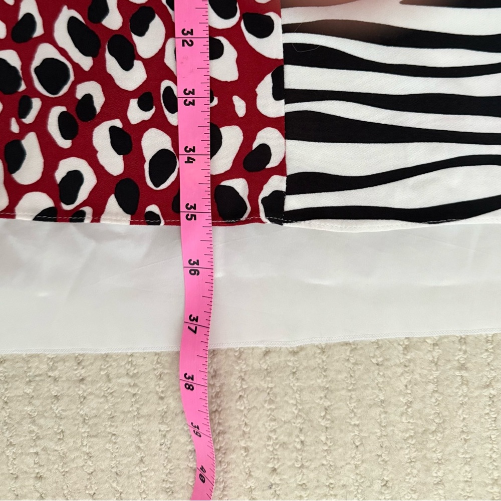 30% OFF Hugo Boss Stylish Zebra and Leopard Print Shift Dress,size 10 - Picture 6 of 9
